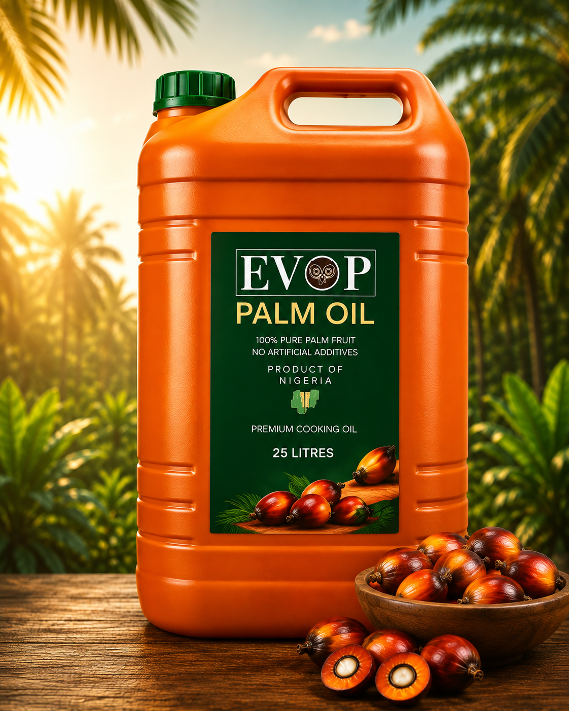 25 Litres EVOP Palm Oil